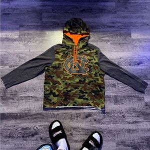 Fanatics Camouflage Hoodie with Orange and Gray